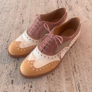 The Office of Angela Scott Mr Doubt in Sorbet gold / metallic/ cream